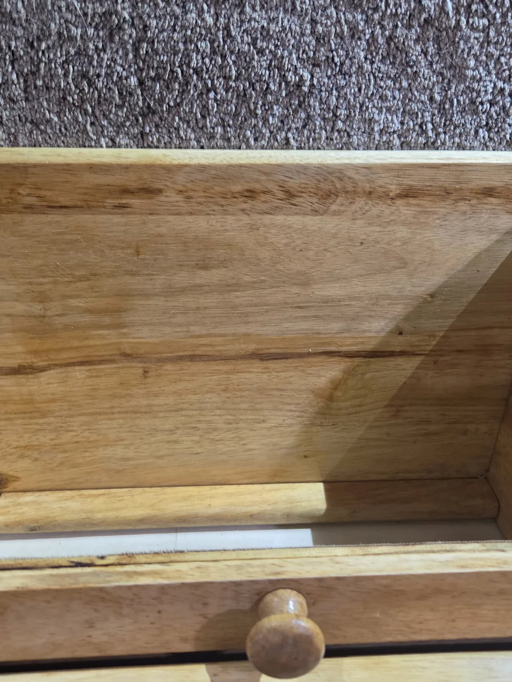 Vintage Wooden Roll-Top Bread Box in Natural Finish Cottagecore